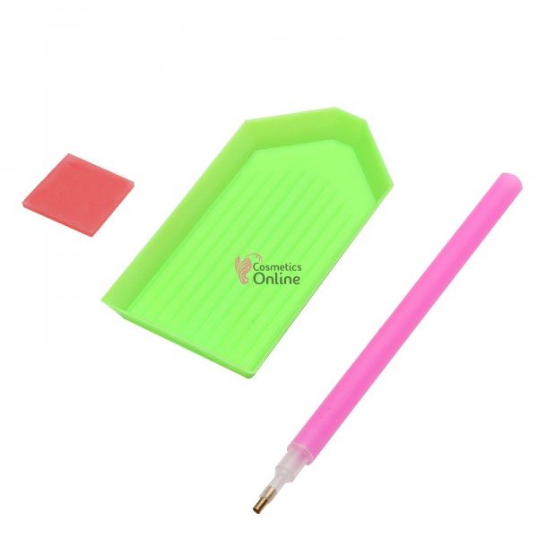 Creion cu tavita Verde pentru strasuri TC02